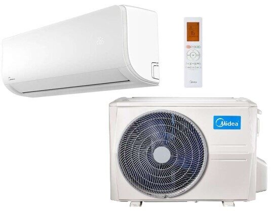 MIDEA ''Save ECO'' 2,5kW (telpai- 35m2) MSAGAU-09HRFNX-QRD0GW / MOX102-09HFN8-QRD0GW gaisa kondicionieris