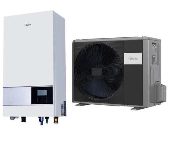 MIDEA M-Thermal 6kW (telpai-120m2) gaiss ūdens siltumsūknis HB-A60/CDS90GN8-B MHA V6W/D2N8-B