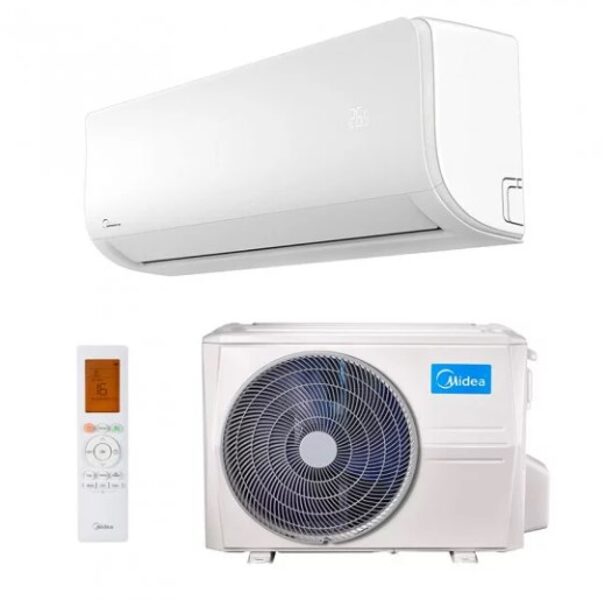 Midea ''Xtreme Heat'' MSAGBU-09HRFN8-/MOX201-09HFN8 (2,5 - 3,5kW) gaiss/gaiss Siltumsūknis