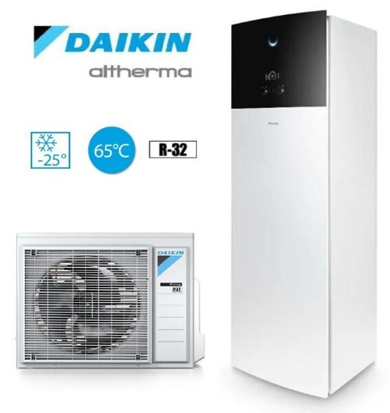 DAIKIN ''Altherma3'' EHVX04S18E6V / ERGA 04EV (4kW)  mājai līdz 80m2