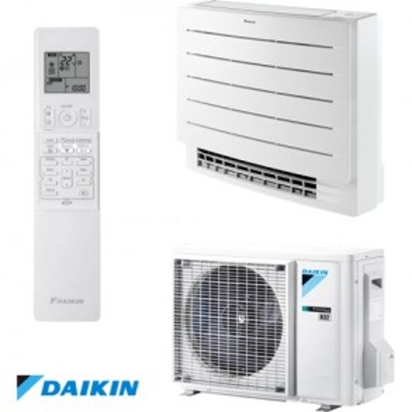 DAIKIN Perfera-Montējams radiātoru vietā. Viss tiešākais apkures izpildījums