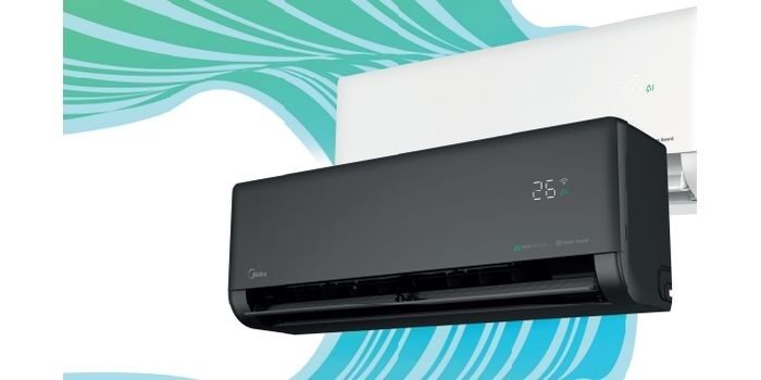 gaiss gaiss siltumsuknis MIDEA solstice montāža uzstādīšana